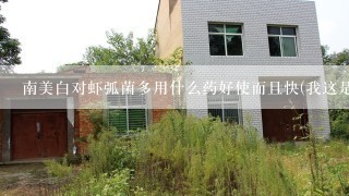 南美白对虾弧菌多用什么药好使而且快(我这是苗室养的)求大神解决？