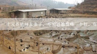 土元养殖网太多了。不知道加盟哪一个好。有朋友在养殖土元吗?可不可以介绍下什么地方土元好。