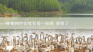 蜂蜜同什么吃有毒…如题 谢谢了