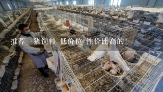 推荐一猪饲料 低价位 性价比高的！