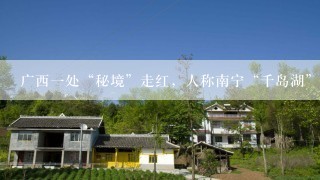 广西一处“秘境”走红，人称南宁“千岛湖”，免费开