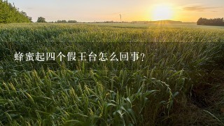 蜂蜜起四个假王台怎么回事？