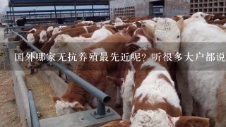 国外哪家无抗养殖最先近呢？听很多大户都说房玉民是无抗养殖资深老专