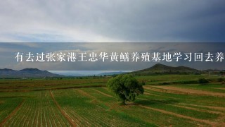 有去过张家港王忠华黄鳝养殖基地学习回去养黄鳝的吗