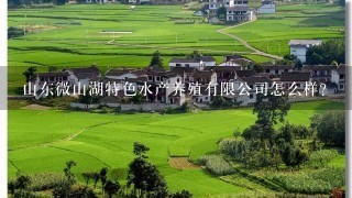 山东微山湖特色水产养殖有限公司怎么样？