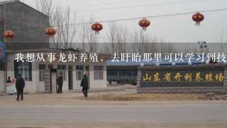 我想从事龙虾养殖，去盱眙那里可以学习到技术吗？