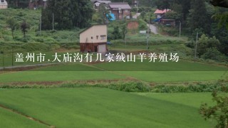 盖州市.大庙沟有几家绒山羊养殖场