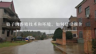 貉子的养殖技术和环境，如何建设圈舍