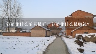 养殖业什么前景最好？养殖业什么最赚钱？