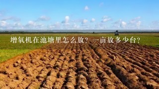 增氧机在池塘里怎么放？1亩放多少台？