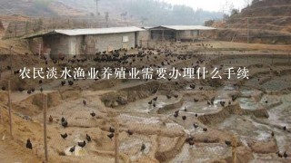 农民淡水渔业养殖业需要办理什么手续