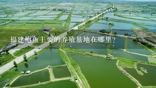 福建鲍鱼主要的养殖基地在哪里？