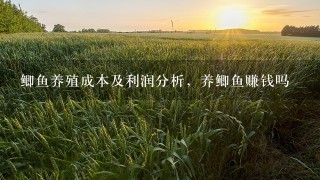 鲫鱼养殖成本及利润分析，养鲫鱼赚钱吗