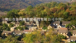 佛山市金凤凰养殖科技有限公司介绍？