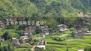 金鱼养殖场怎么建设？