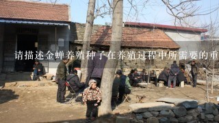 请描述金蝉养殖种子在养殖过程中所需要的重要因素是什么