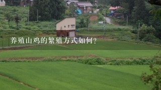 养殖山鸡的繁殖方式如何?