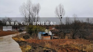 鱼塘泥 Clay 如何过滤水?