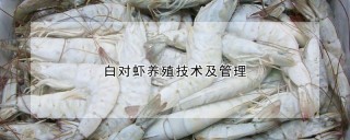 白对虾养殖技术及管理,第1图