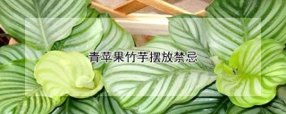 青苹果竹芋摆放禁忌,第1图